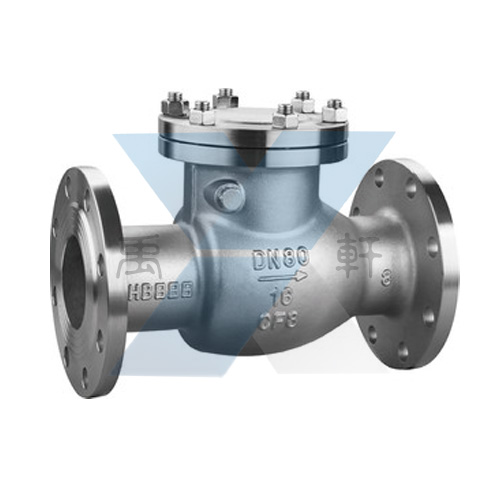 H44W-CF8M不锈钢旋启式止回阀