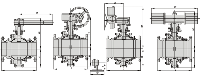 Q947M-16C-DN300电动卸灰球阀(图1)