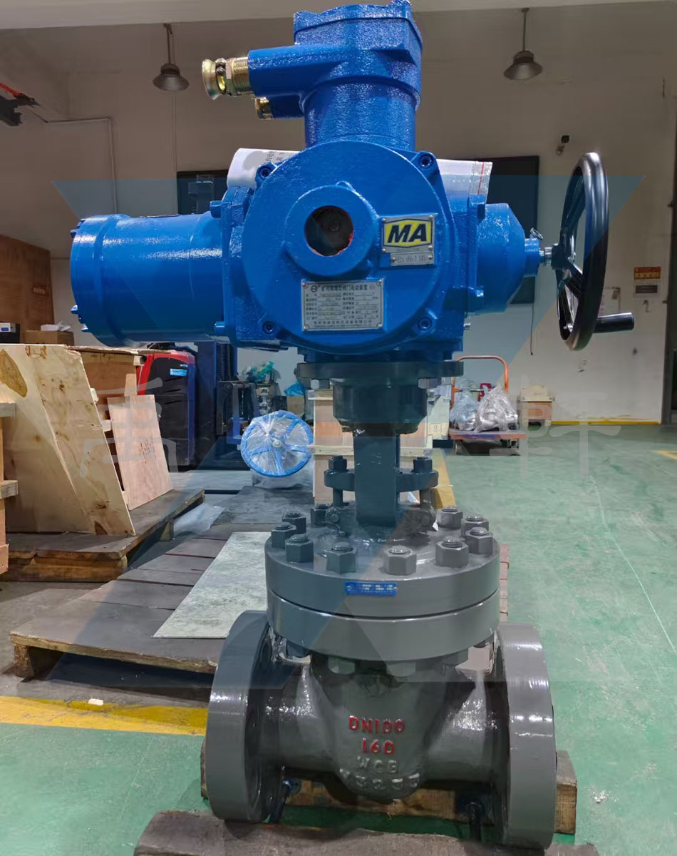 Z941H-160C-DN100电动高压闸阀顺利完成生产，启运山东化工项目(图1)