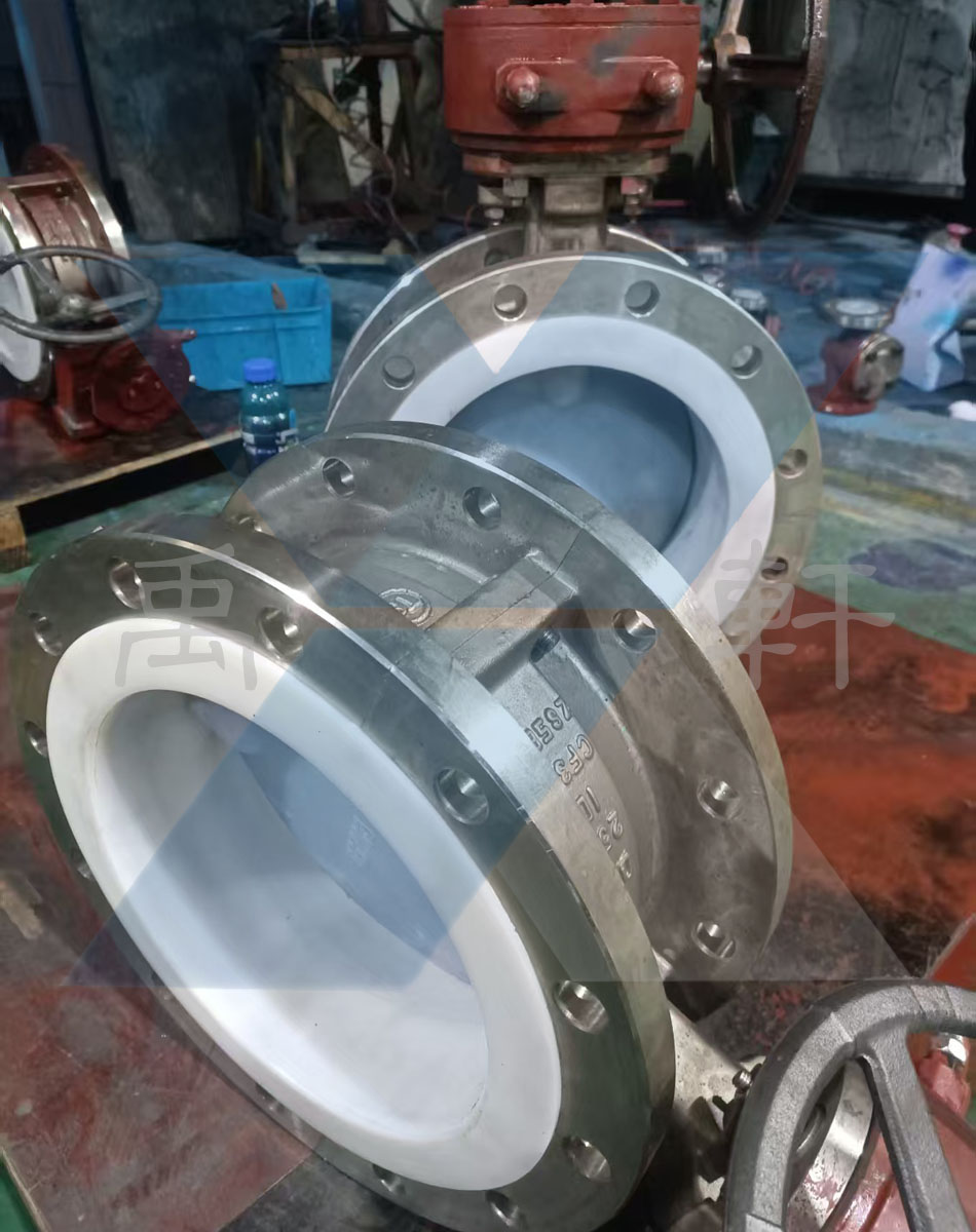 D341F46-10RL-DN250不锈钢衬氟法兰蝶阀的具体行业应用案例(图1)