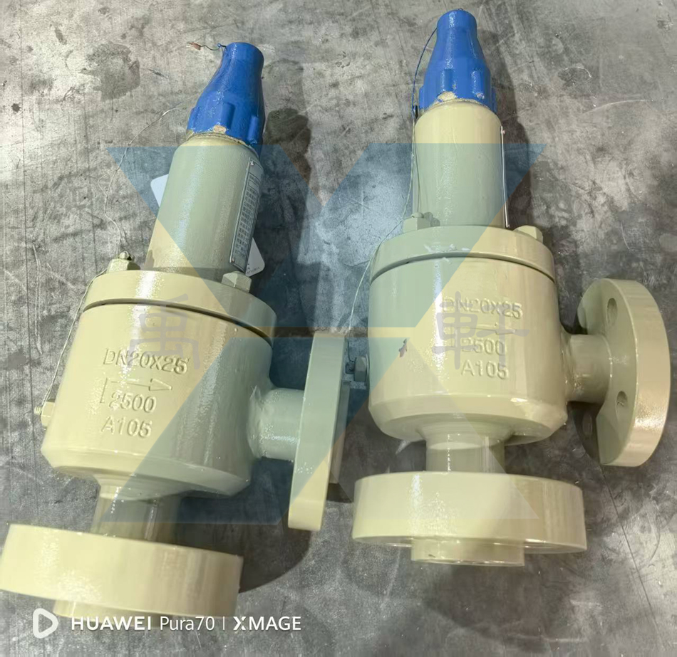 A42Y-2500LBC弹簧式安全阀完成检验 即将护航天然气岗位安全(图1)
