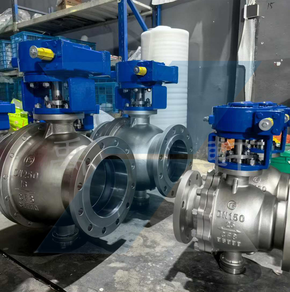 上海禹轩用匠心守诺：Q347Y-DN250硬密封球阀整装待发，奔赴株州石化项目一线(图1)