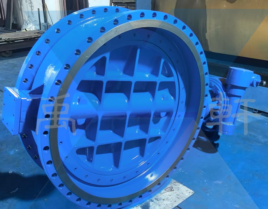 硬核产品再出发——DN1200蜗轮硬密封蝶阀启运烟台管网改造项目(图1)