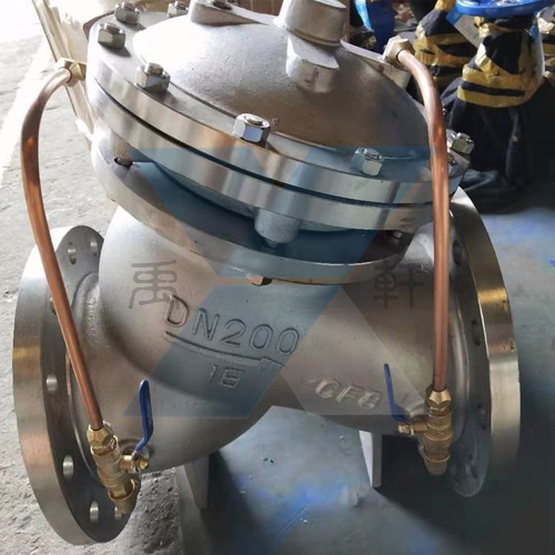 JD745X-16P-DN100不锈钢多功能水泵控制阀(图2)