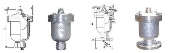 QB1-16P-DN25不锈钢单口排气阀(图1)