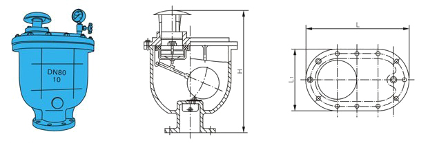 CARX-10-DN25清水复合式排气阀(图1)