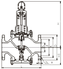 Y416X直接作用弹簧薄膜式减压阀(图1)