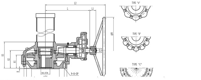 2CK15闸阀伞齿轮(图1)
