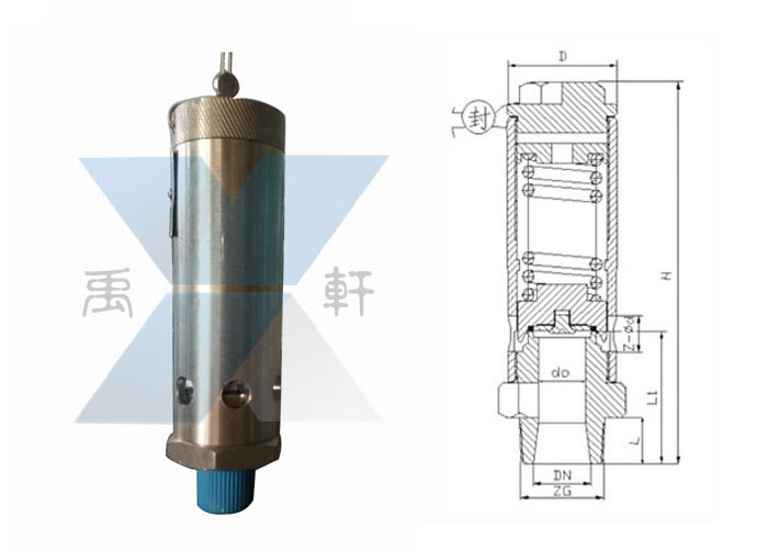 AK28W-16R不锈钢空压机安全阀(图1)